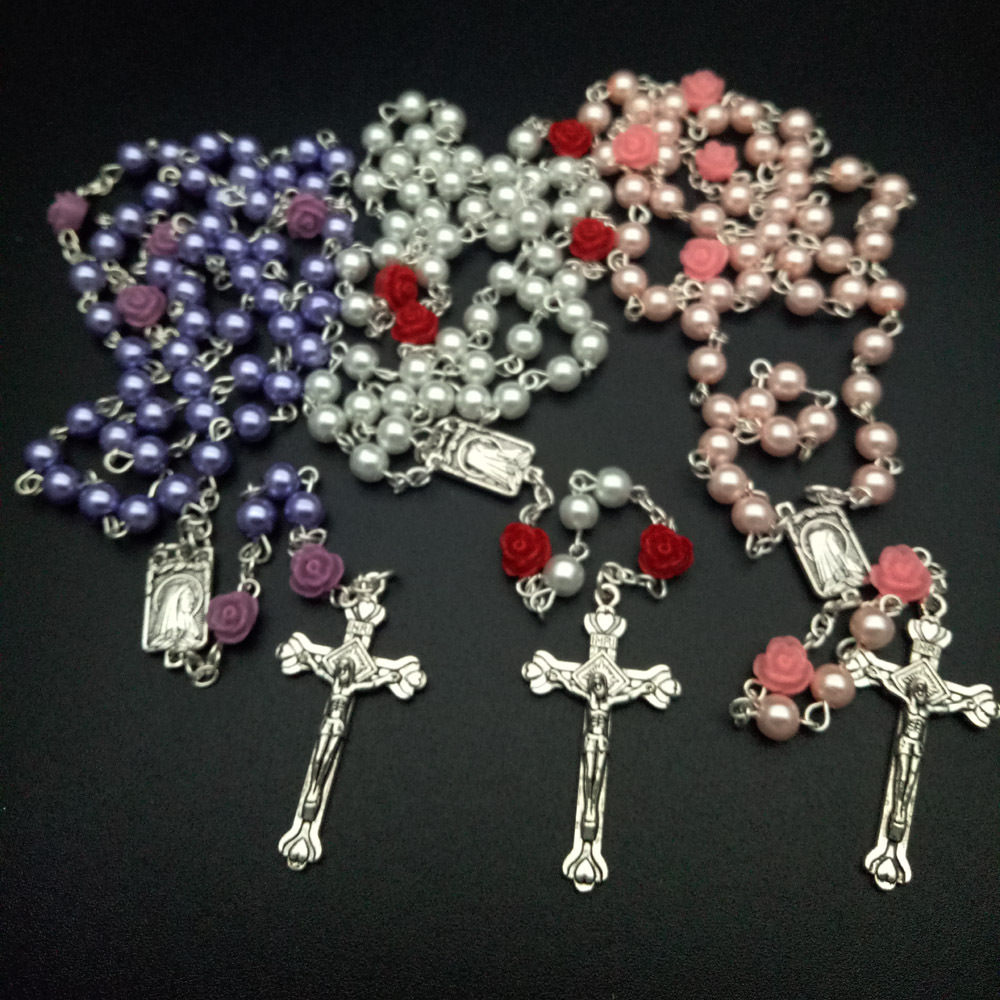 宗教项链/念珠项链/十字架念珠产品图