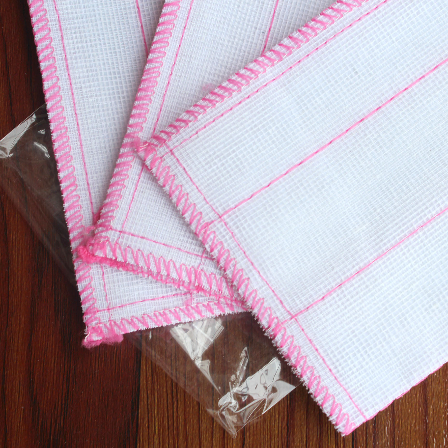 Encrypted three-piece microfiber dishcloth, kitchen cotton yarn cleaning cloth, Yiwu daily necessities wholesale scouring pad Specification image