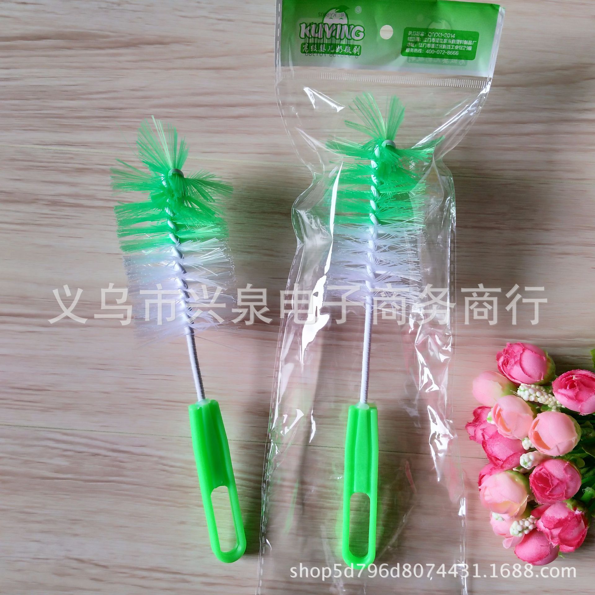 【 Districts 3-9 】 Small Nylon bottle brush 500 yuan per piece, multi-functional nylon bottle brush, bottle cleaning brush one yuan, department store supply Specification image