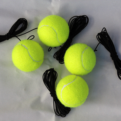 网球底座加绳 单人网球训练器 网球训练用品自学回弹器网球陪练器详情图4