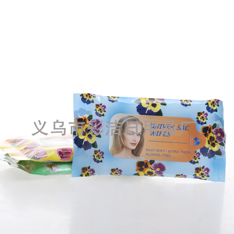 Rose Makeup Remover Wipes Plant Gentle Makeup Remover Wipes Deep Makeup Remover, Manufacturers Wholesale 10 Pieces details Picture