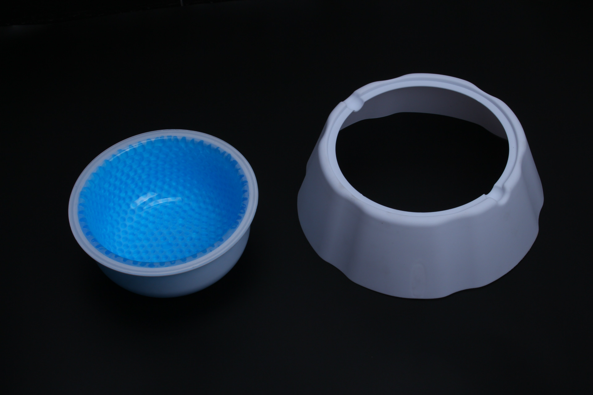 Factory direct sales of summer pet ice bowls, cat and dog preservation bowls, pet dog food bowls, pet bowls in large stock