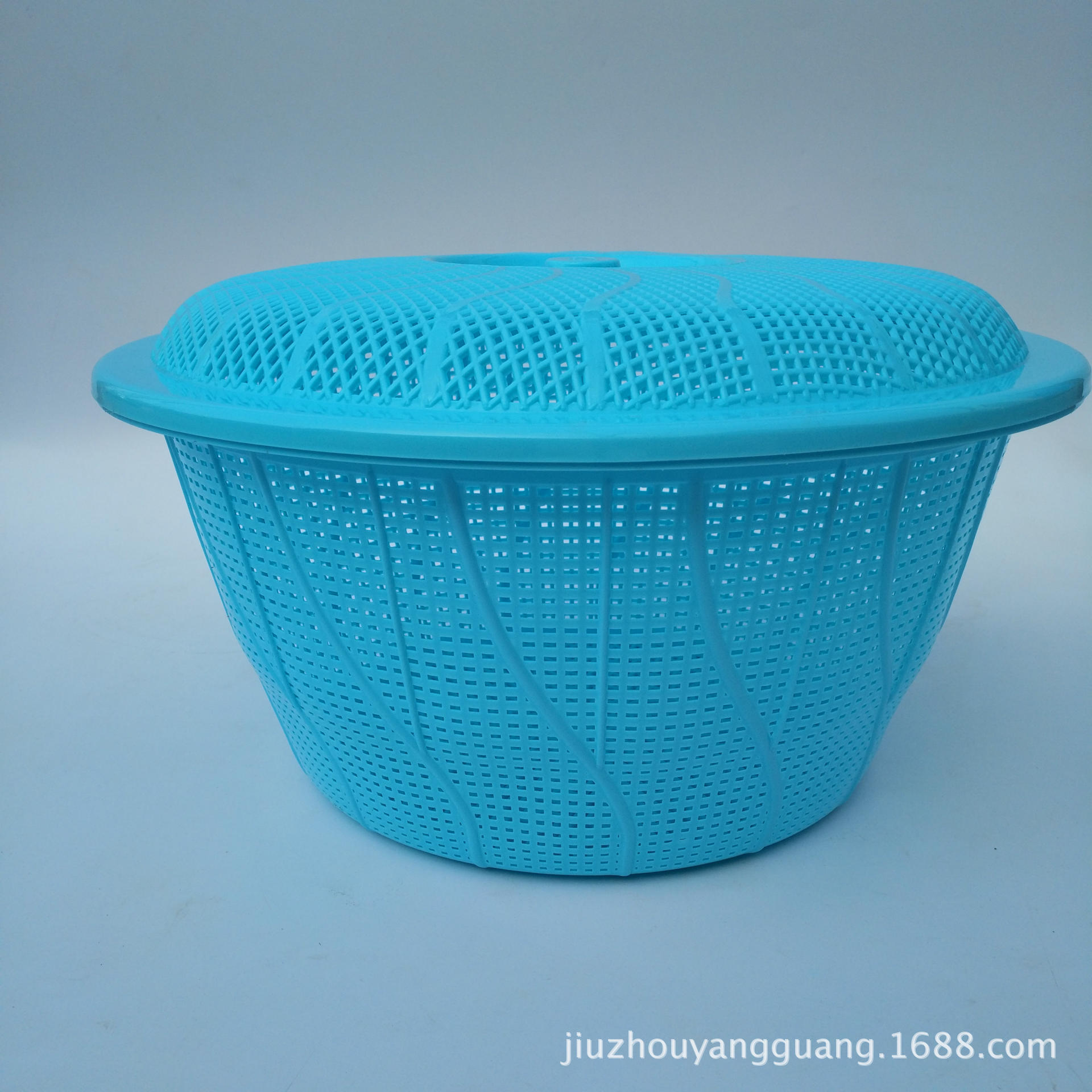 Wholesale plastic-covered baskets, steamed bun baskets with covers, flatbread baskets, storage baskets, and kitchen storage baskets Specification image