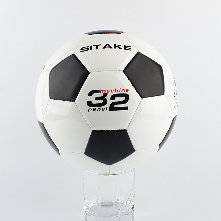 Black And White Block Primary And Middle School Students Football Youth Standard Game Training Wholesale Quality Is Good Item Picture