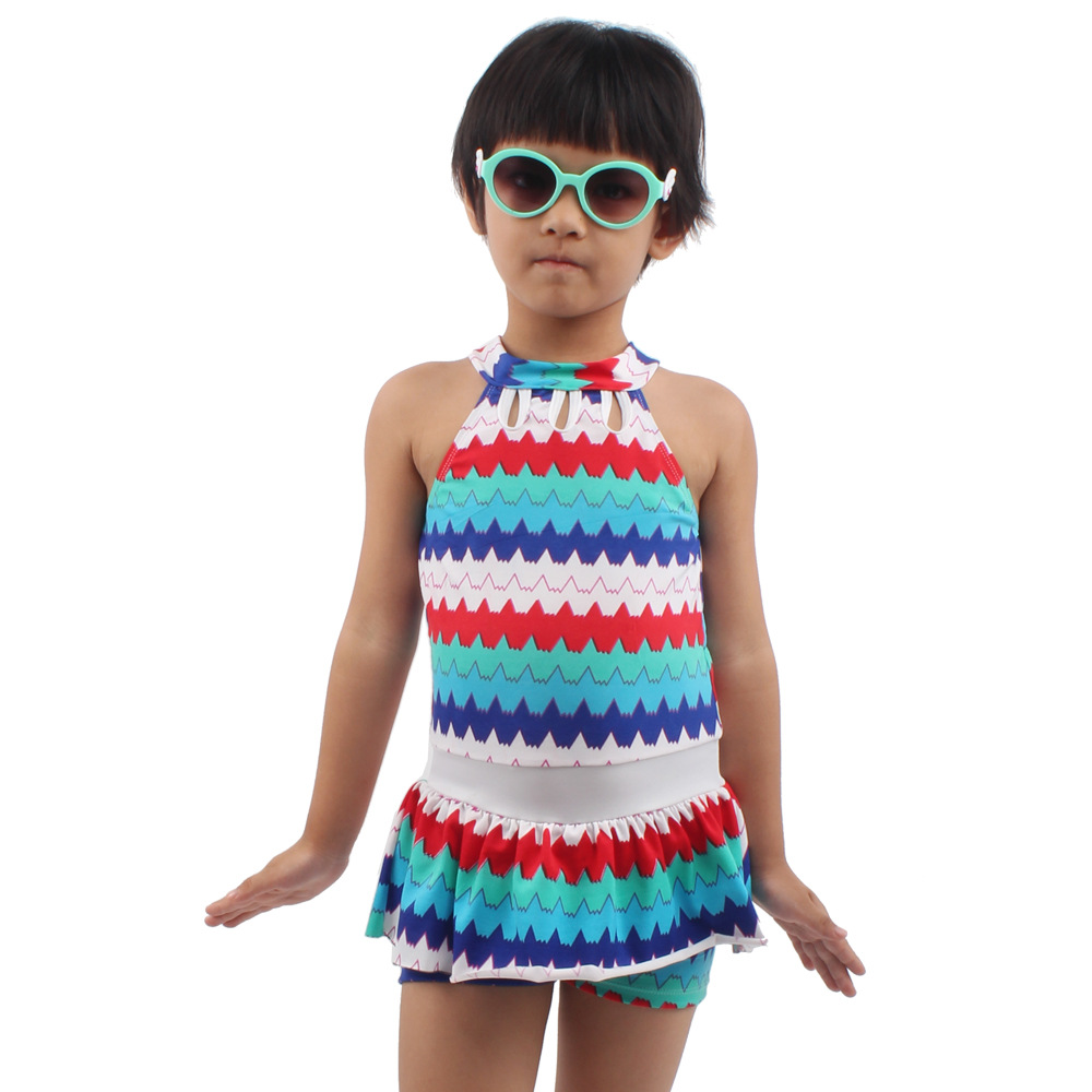 New Children's Swimsuit Girls Korean One-Piece Dress Type Medium And Large Children's Swimsuit Princess Students 6-10 Years Old Swimsuit Application Scenario