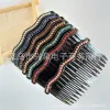 Special batch of 1-yuan accessories for single-row hair combs with diamonds and straight or wavy hair clips Specification image