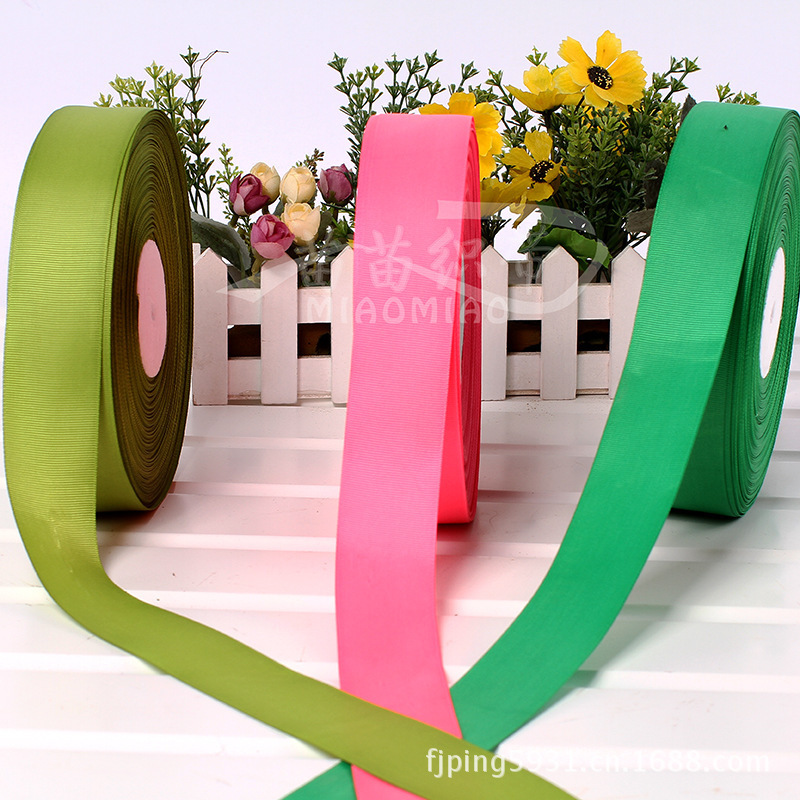 Manufacturers Wholesale Gift Wrap Color Ribbon Diy Bow Ribbon Wedding Party Decoration Thread Ribbon