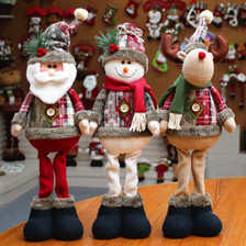 圣诞装饰用品 圣诞装饰玩偶 圣诞娃娃 圣诞麋鹿橱窗圣诞节用品