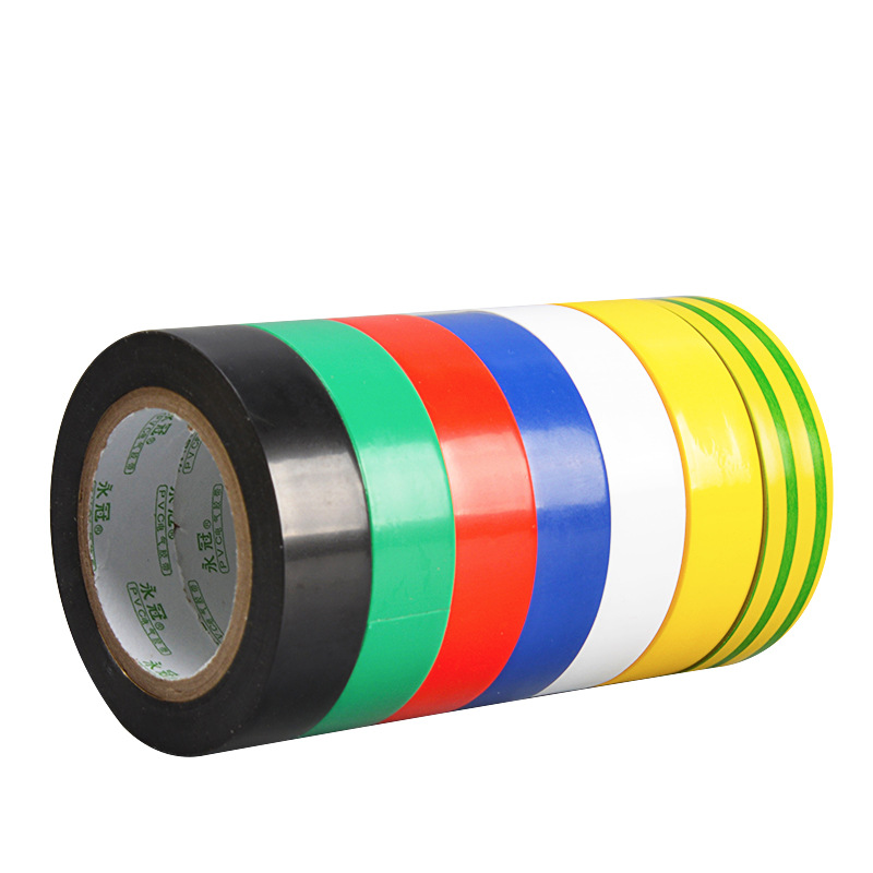 Yongguan 10 Meters Strong Adhesive Electrical Tape Pvc Electrical Insulation Tape Cold-Resistant Electrical Tape Wholesale