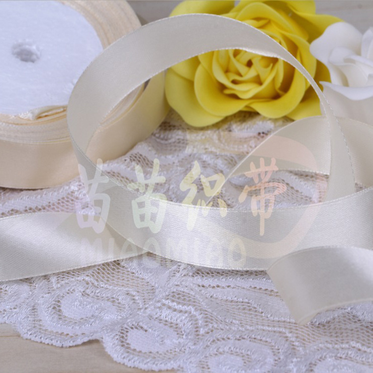 White Polyester Knit With Color 6 Points Imported Ribbon Garment Garment Color Ribbon Handmade Diy Woven Ribbon