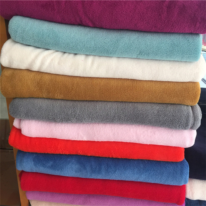 Inventory Disposal Coral Velvet Solid Color Blanket Ultra Soft Plain Bed Linen For Domestic And Export General Purpose Bedding Item Picture