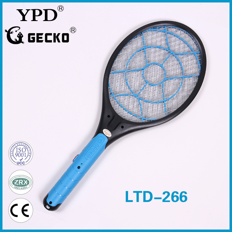 GECKO品牌LTD-266高档ABS塑料内置超大容量镍铬充电电池式电蚊拍详情图1