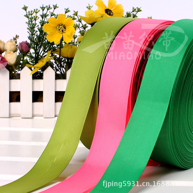 Manufacturers Wholesale Gift Wrap Color Ribbon Diy Bow Ribbon Wedding Party Decoration Thread Ribbon details Picture