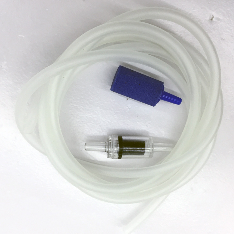 Aquarium fish tank oxygen pump accessories package: Hose + bubble-stone + flow stop valve package accessories wholesale