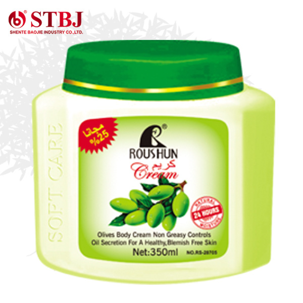 ROUSHUN body cream Smooth Papaya/Olive/Cocoa/Honey/Black Sesame Moisturizing Cream details Picture