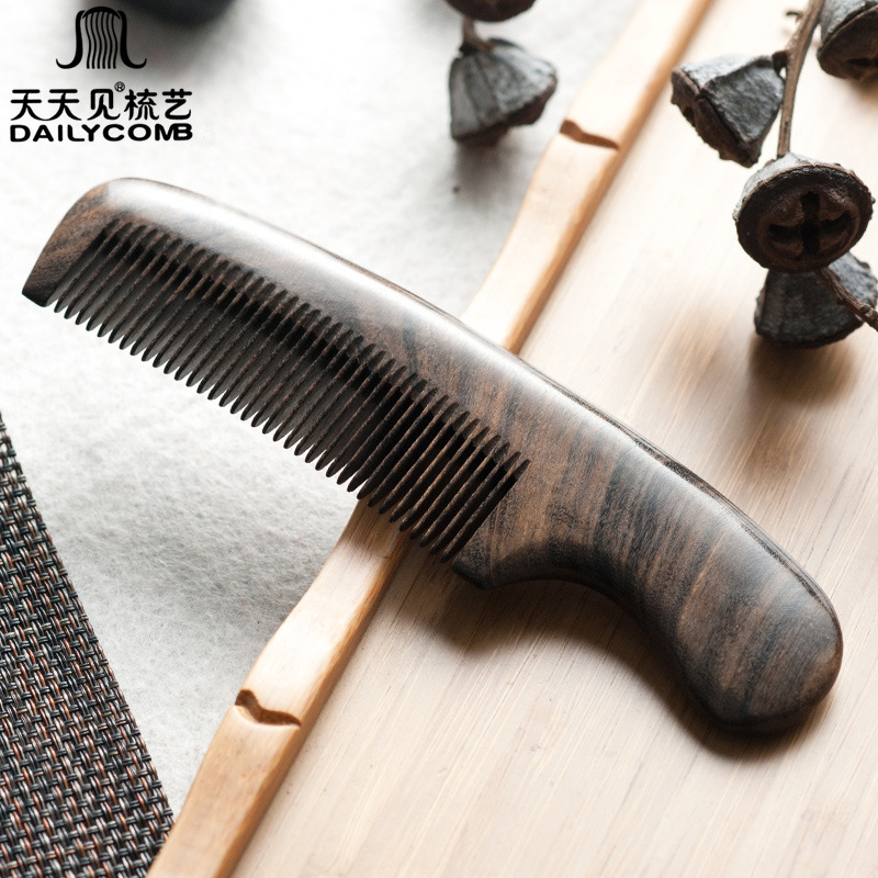 See Every Day Comb Dense Tooth Wood Comb Sink Precious Wood Comb Engraved Wood Comb Hair Comb Small Wood Comb Massage Comb