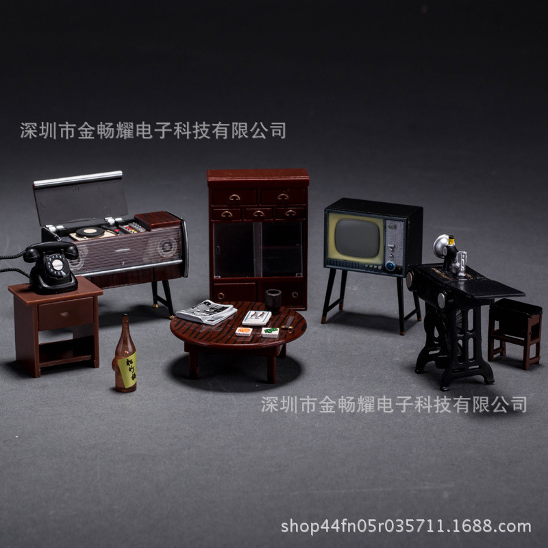 Doll house mini Japanese furniture Play house toys photo props vintage furniture full figure