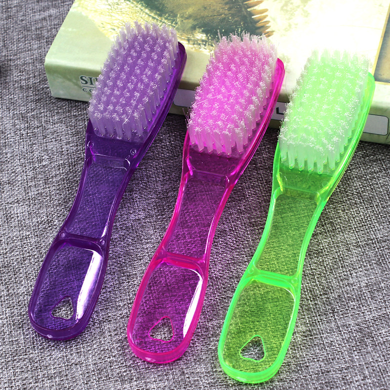 Large crystal shoe brushes, high-quality plastic transparent shoe brushes, household daily necessities, one-yuan and two-yuan store supply details Picture