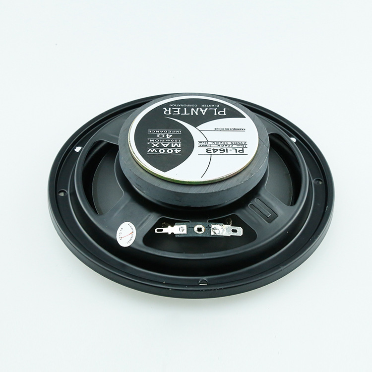Car two-way coaxial audio system, 6-inch speaker with high and low frequency, 1643 subwoofer Specification image