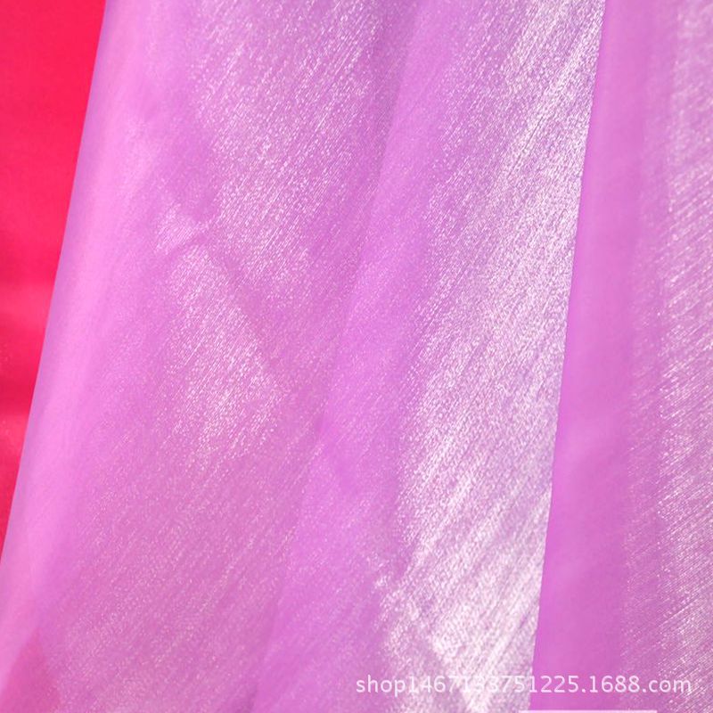 Bright polyester fabric mesh, toys, headwear, performance costumes, wedding decorations, various drawstring bags, Korean gauze Application Scenario