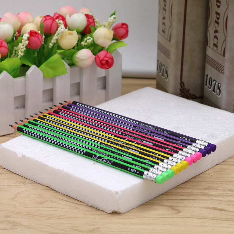 Safety and environmental protection triangle rod 144 boxed HB pencils thumbnail