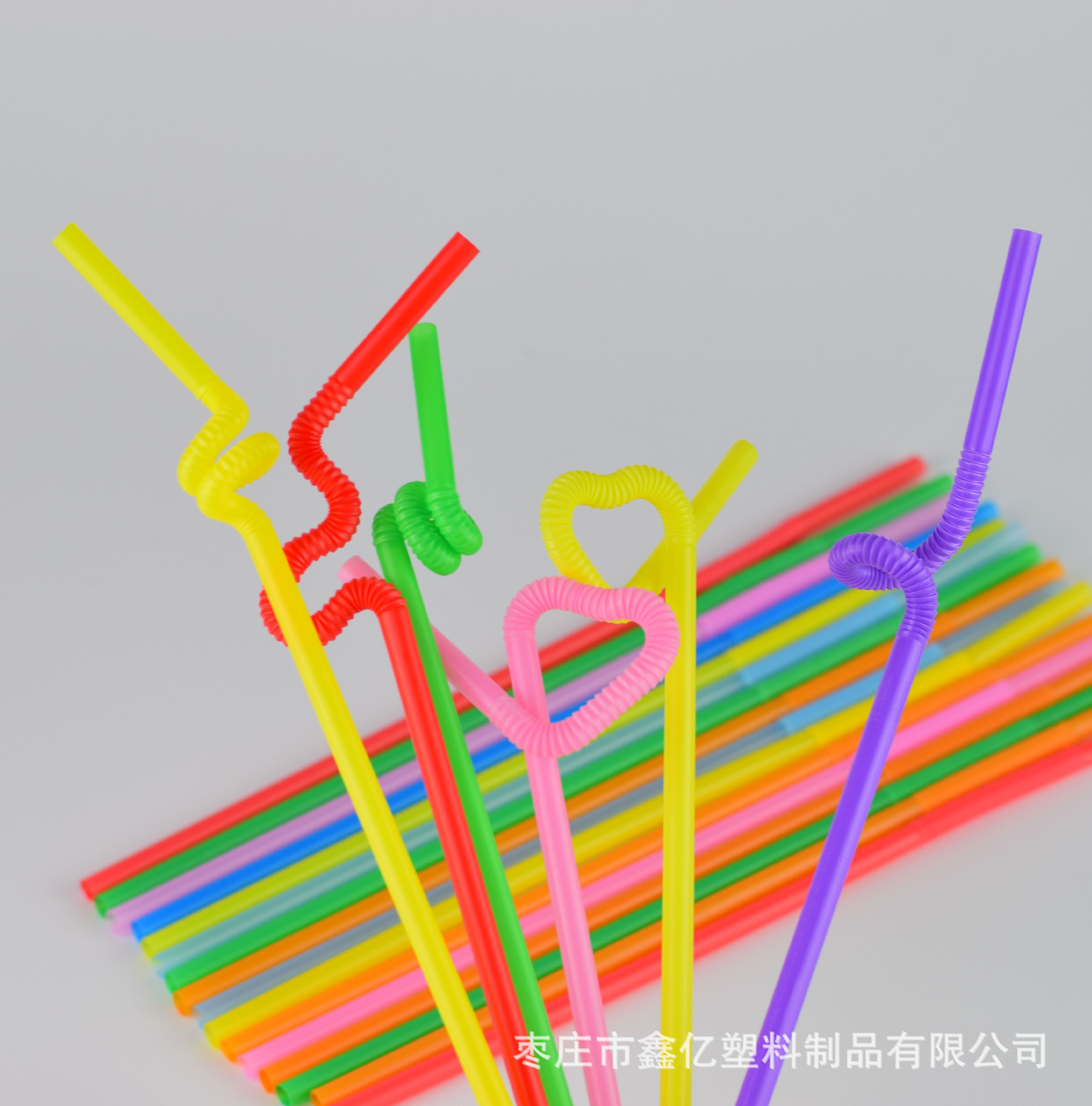 一次性彩色艺术吸管DIY百变造型吸管 100支一包厂家批发塑料吸管