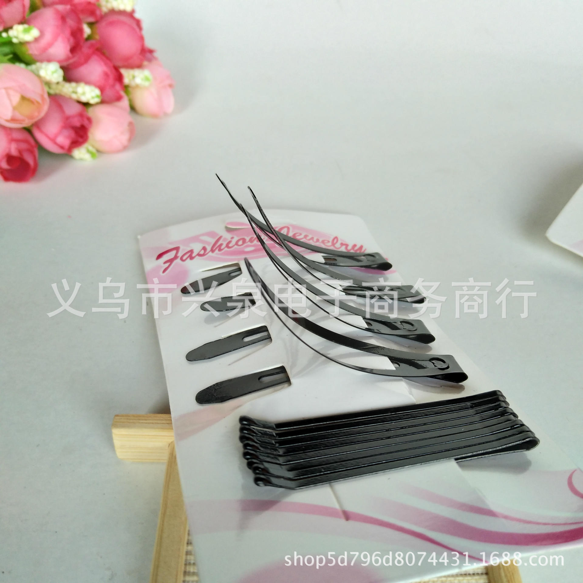 【 Zone 1-5 】 White hair clip 10/ pack 2000/ box one-yuan store BB clip set Black hair clip Side clip Bangs clip card BB clip one-yuan supply Application Scenario
