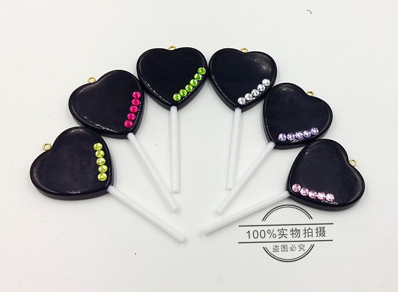 镶钻棒棒糖/贴钻棒棒糖/闪钻糖果棒棒产品图