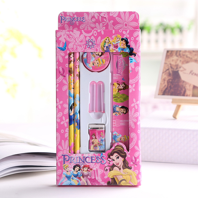 Wholesale of student stationery, children's stationery gift boxes, student stationery sets, five-piece sets, and school supplies Item Picture