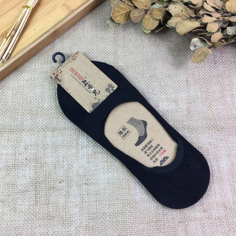 جوارب الخفية الملونة من الرجال بخمسة جوارب من نوع السيليكا في الربيع والصيف Item Picture