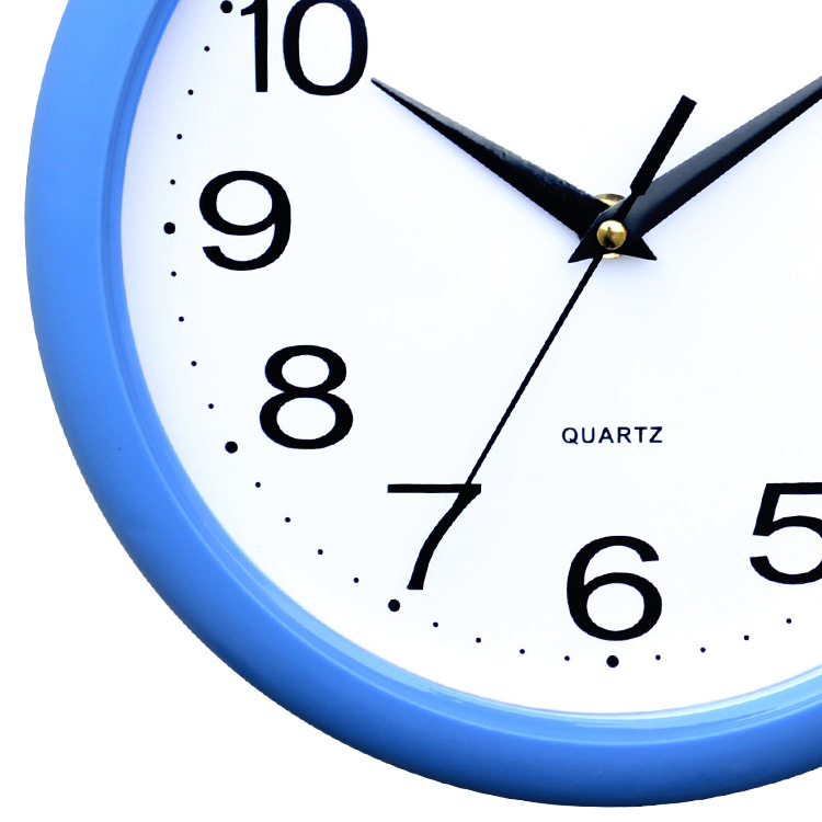 Simple Fashion 10 Inch Round Plastic Wall Clock Advertising Clock Living Room Bedroom New Yada Ne-1692 Factory Direct Sales details Picture