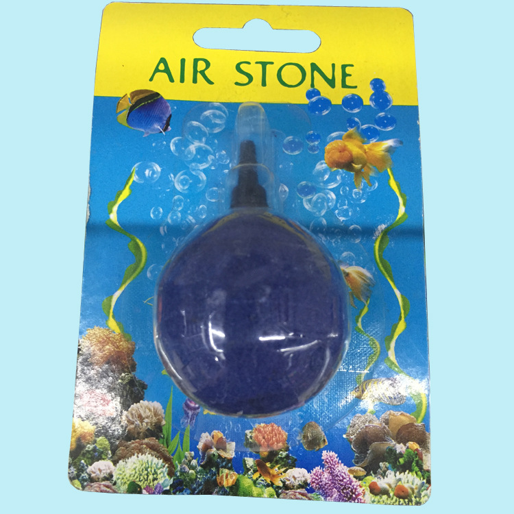 宝杰水族鱼缸增氧泵专用气 泡石多款吸塑包装气 泡石增氧沙头批发详情图3