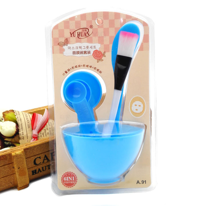 I1511 facial mask bowl 6 sets DIY facial mask makeup tool mix film bowl film stick two shop wholesale thumbnail