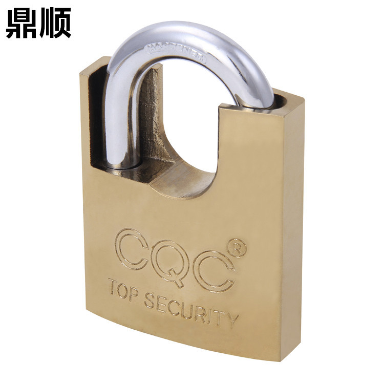 Factory direct supply of all-copper core beam padlock, computer key, super B-grade lock core, anti-theft, anti-prying, electroplated and anti-rust Specification image