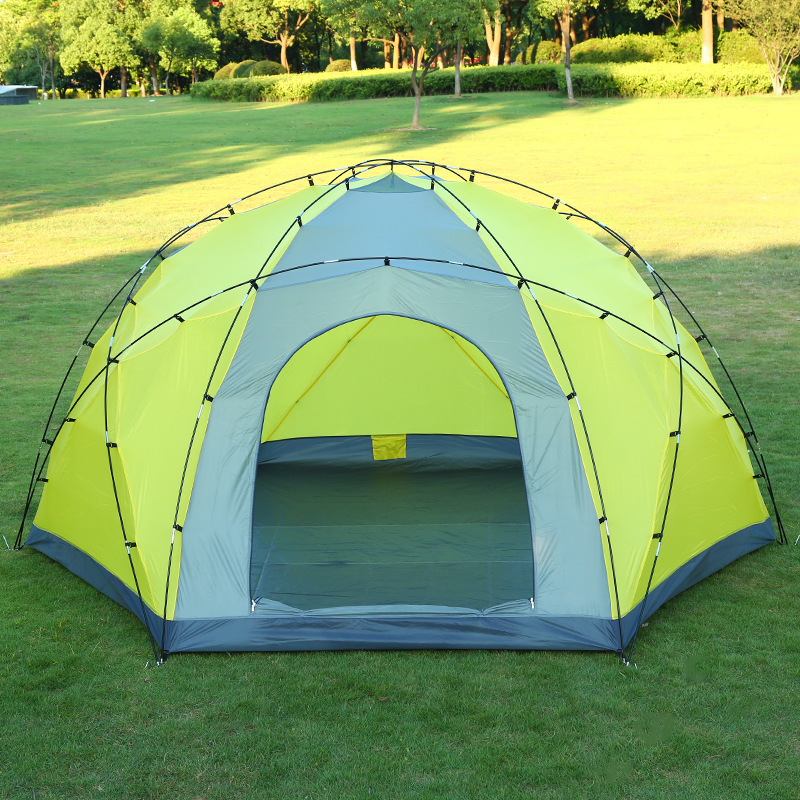 Outdoor camping rain and sun protection spherical tent, portable outdoor travel sunshade, super large double-layer camping tent Specification image