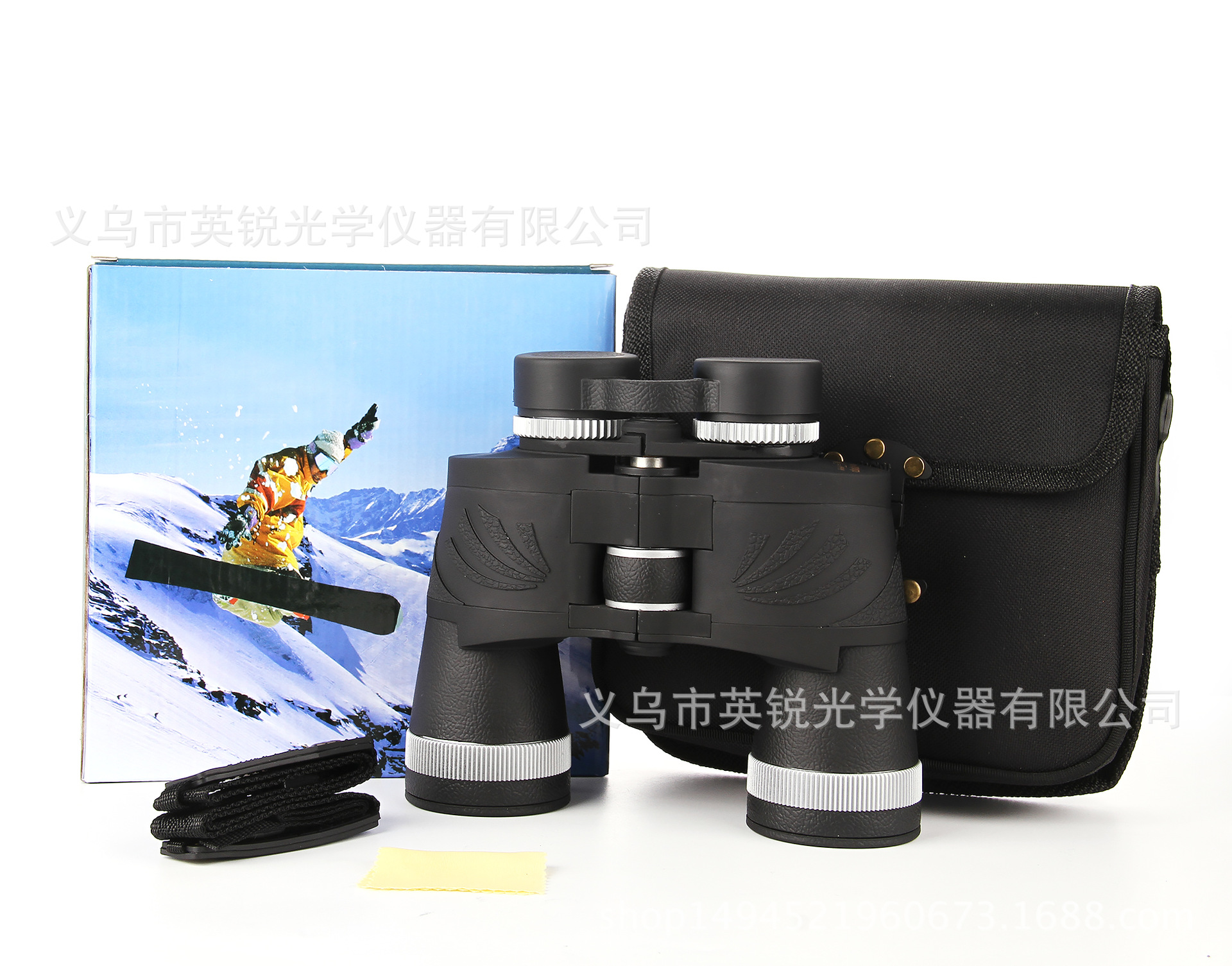 Nueva llegada 10X50WA jumbo gran angular de alta potencia binoculares de alto grado handheld al aire libre telescopio alto sello Item Picture