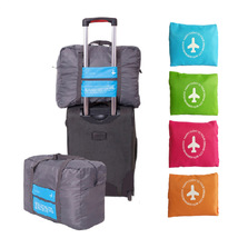韩版可折叠行李包大容量生活用品拉杆收纳包 手提轻便男女旅行包