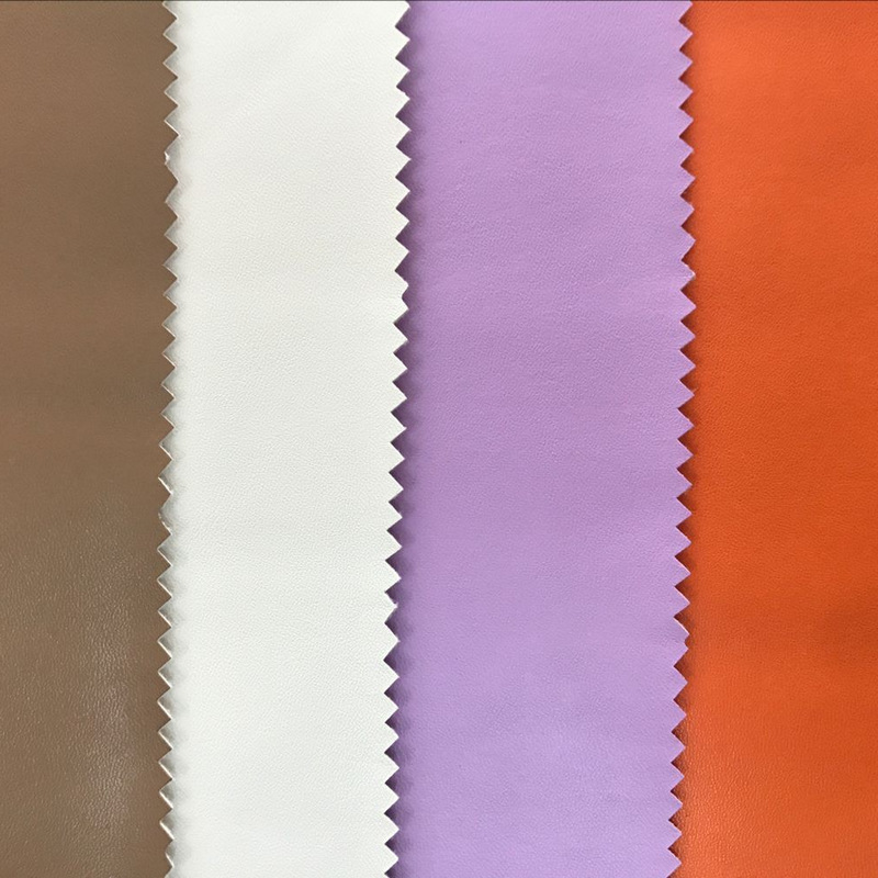 PU仿棉绒纳白底实物图