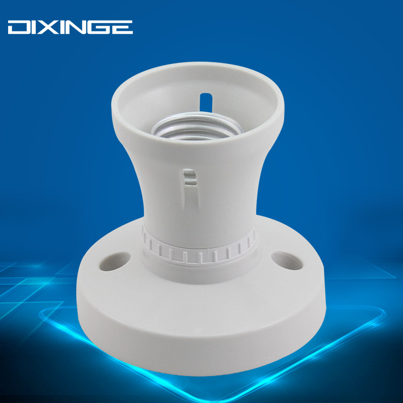 Energy-saving lamp /LED lamp accessories: E27 spiral socket lamp holder, tilted ceiling lamp head, E27 slanted socket lamp head