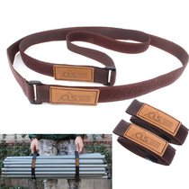 Outdoor camping bundling with travel equipment Luggage tent canopy storage bundling strap Velcro strap rope 2 sets