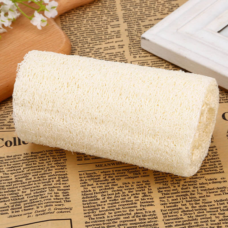 Loofah bath products loofah bath scrub exfoliate loofah section massage bath scrub primary color bath towel wholesale