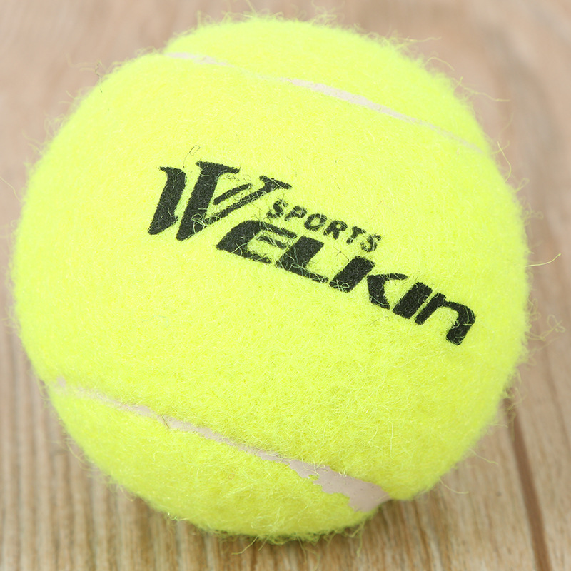 厂家直销 单色网球比赛训练弹力网球毛呢训练户外网球体育用品图