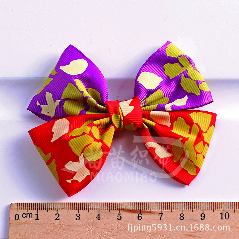 South Korea Handmade Bow Hair Accessories Color Clothing Accessories Wholesale Diy Handmade Hair Accessories Ribbon Materials details Picture