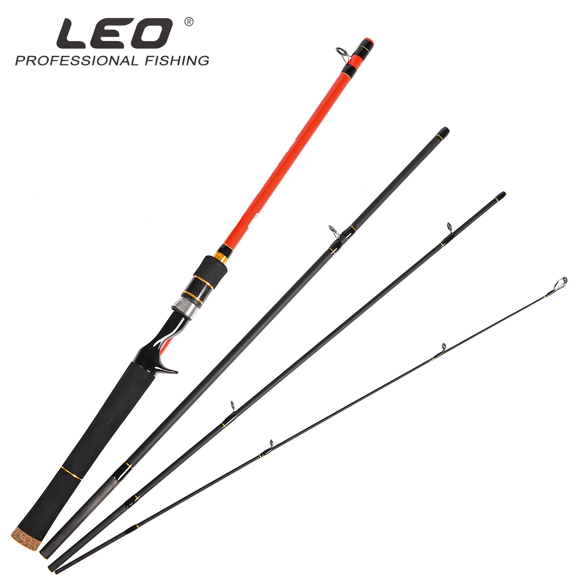 27874 Leo/ Leo [Four Carbon Luya Rod] High Carbon Thunder Bass Fishing Rod Ultra Short Shrink Bait Rod Application Scenario