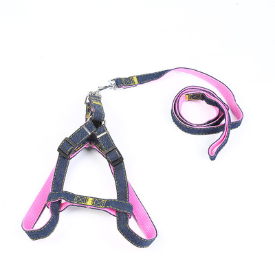 New Pet Products Cowboy Leash Dog Chest Strap Teddy Golden Retriever Walking Dog Rope Manufacturers Direct Wholesale details Picture