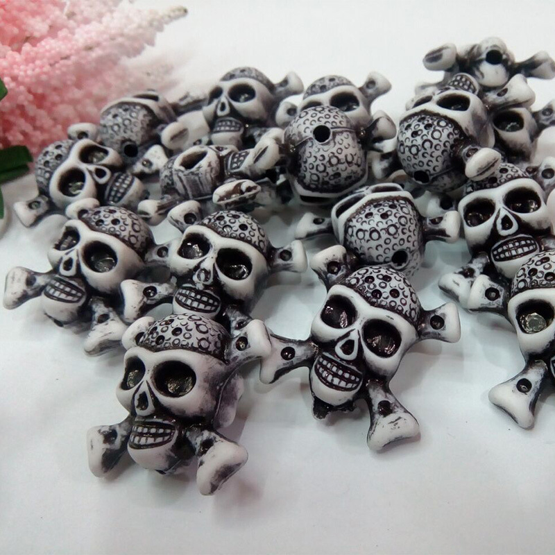 DIY letter beads silver-plated and blackened, hand-strung beads, electroplated beads, pearl-like plastic beads, acrylic Item Picture