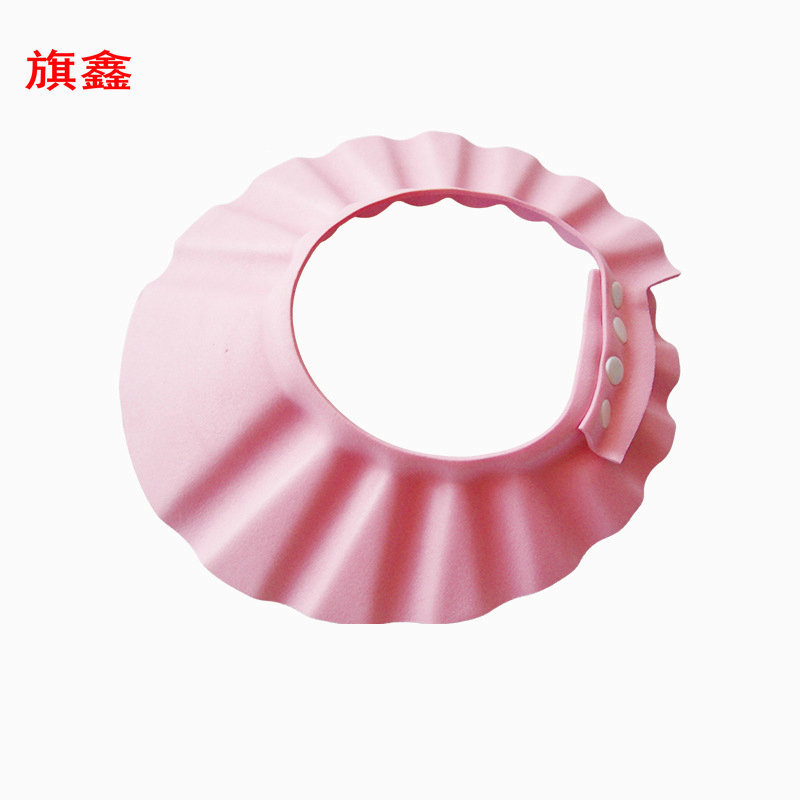 儿童浴帽婴幼儿洗发帽宝宝洗头帽防水帽洗澡帽可调节EVA帽 Item Picture