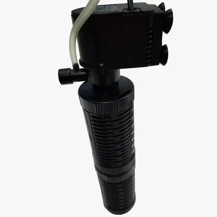 The Boyu SP-1000A series submersible filter integrates water pumping, oxygenation and filtration with a circulating water pump Specification image