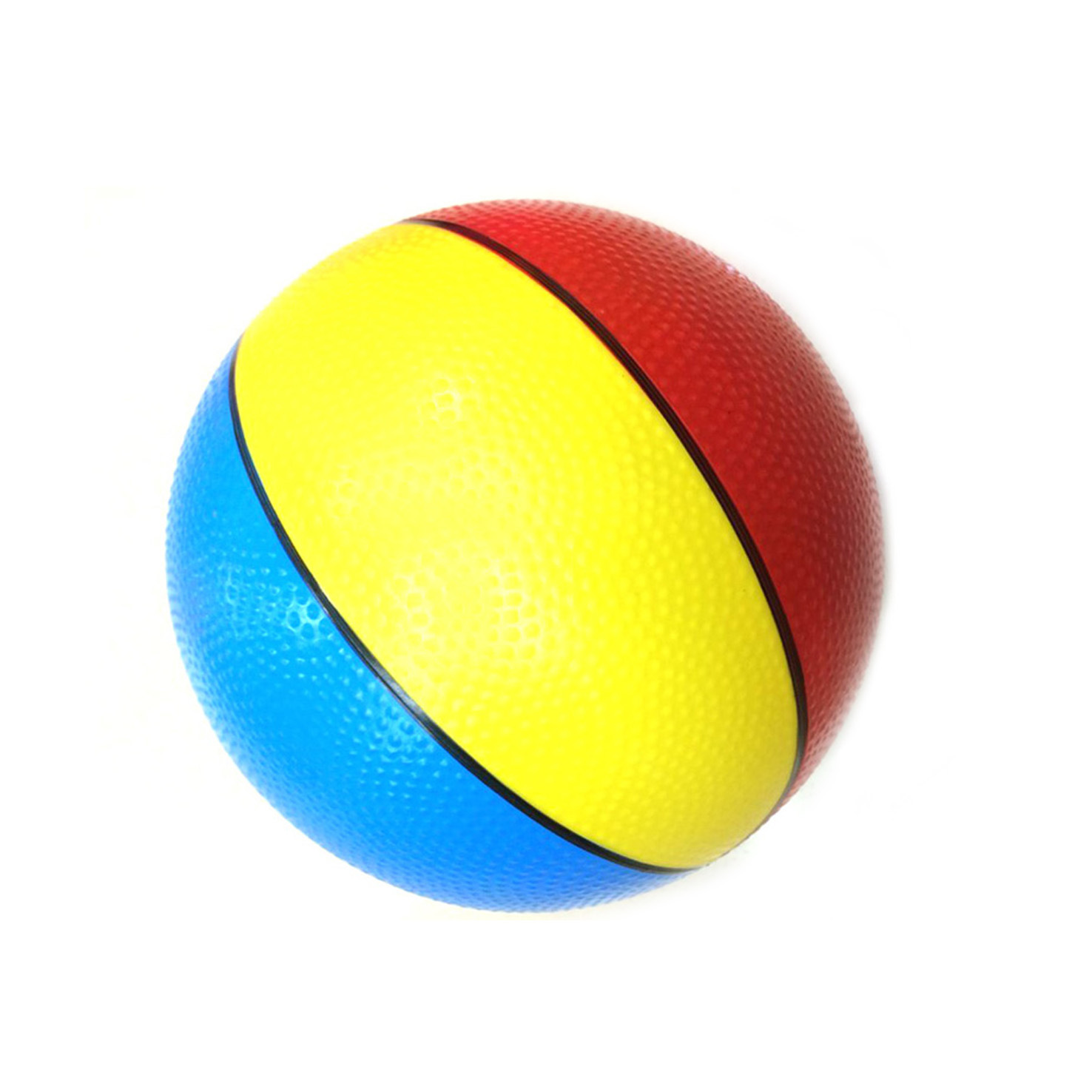 厂家直发22公分皮球儿童充气玩具彩绘篮球新品 幼儿园彩色篮球详情图5