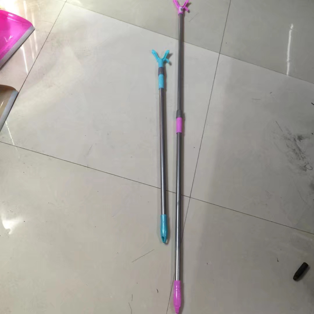 铁杆衣叉/晾衣杆/伸缩晾衣叉白底实物图